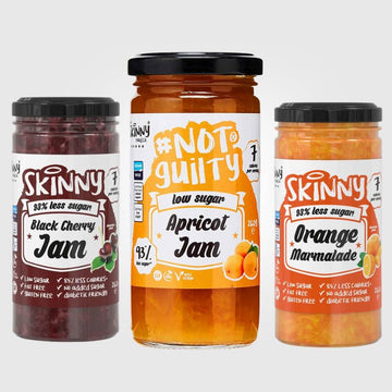 The Skinny Food Co Not Guilty Low Sugar Jams 260g - megapump